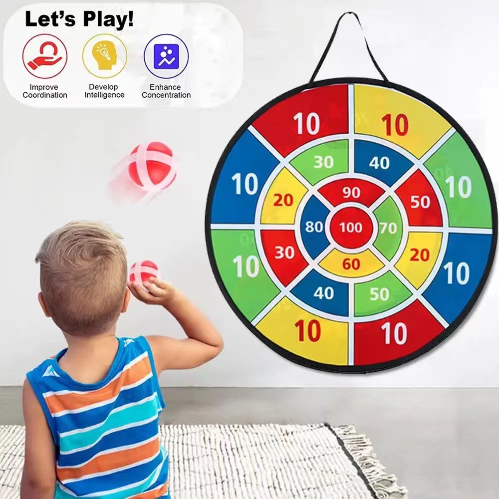 Outdoor Camping Games For Kids - Children with sticky ball 74CM large