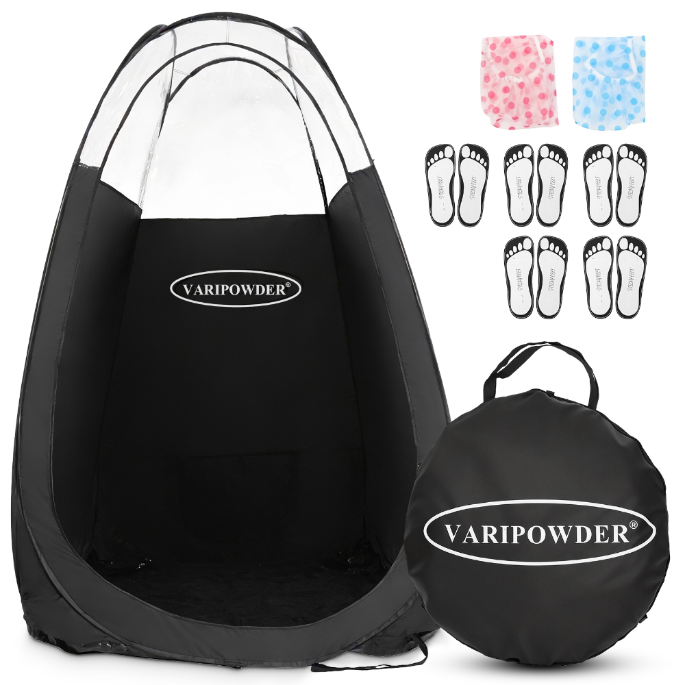 Outdoor Camping Automatic Quick Opening Tent - Black Spray Tanning Tent Portable Outdoor