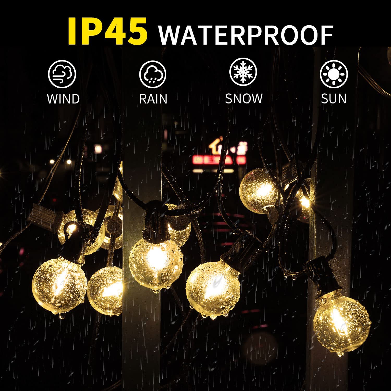 Outdoor Camping Lights String - 30m 15m 7.6m USB LED Lights