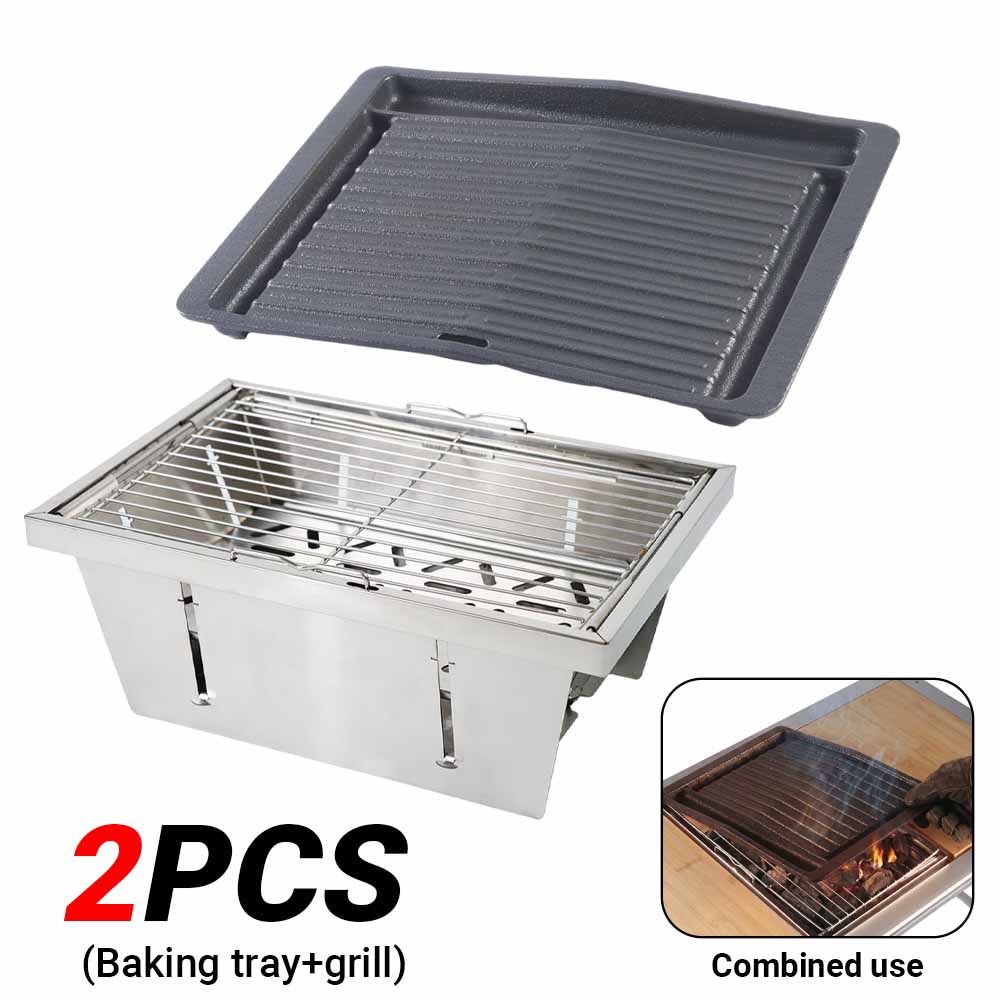 Outdoor Camping Fire Pit - Pandatour Camping Outdoor IGT 1-Unit Cast