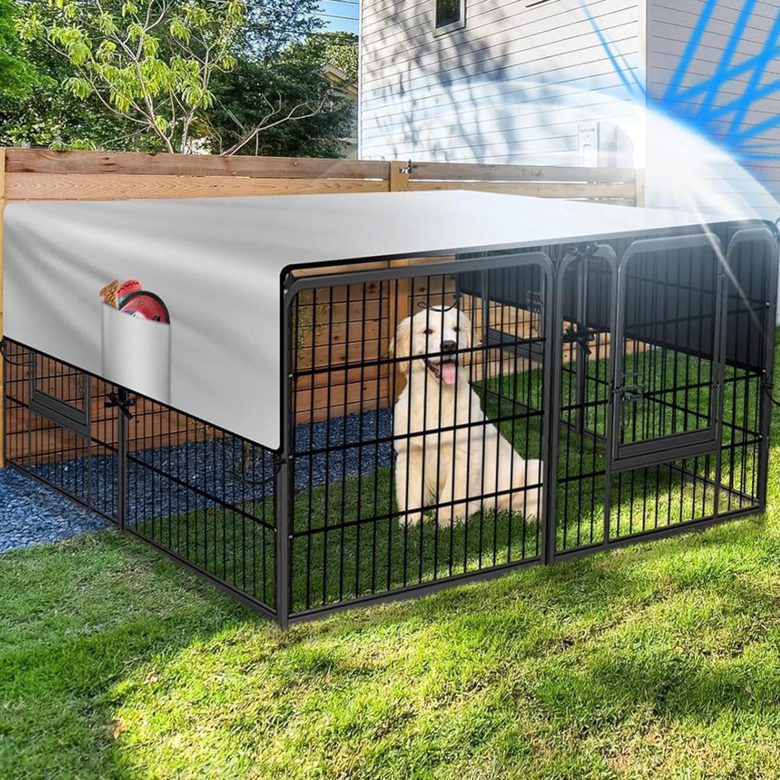 Outdoor Camping Dog Kennel - Dog Crate Cover 210D Oxford Privacy