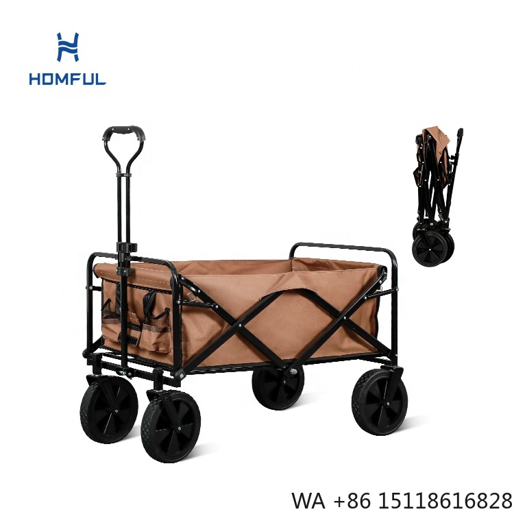 Outdoor Camping Folding Table - HOMFUL Fishing Bollerwagen Collapsible Folding Camping