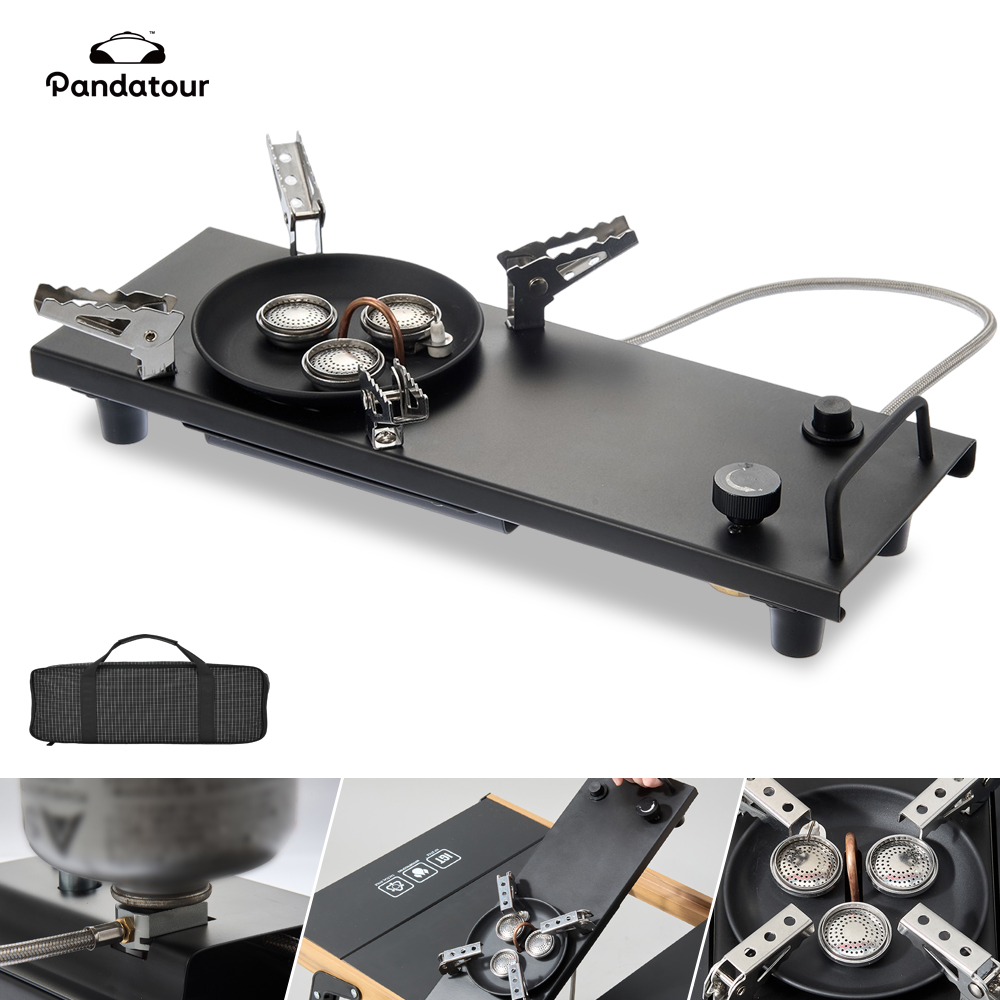 Outdoor Camping Fire Pit - Pandatour Camping IGT 0.5UNT Gas Stove