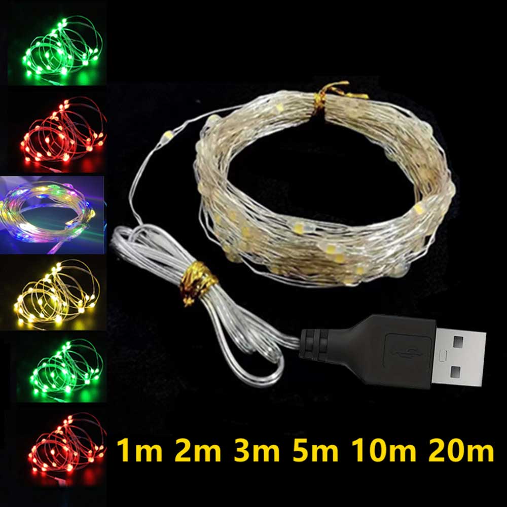Outdoor Camping Lights String - 20m USB LED String Lights Fairy
