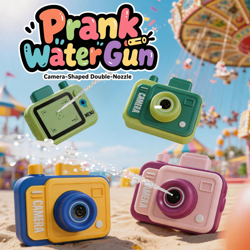 Outdoor Camping Games For Kids - Double-sided Water Gun Camera Water Prank