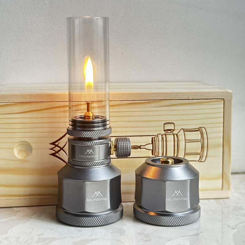 Outdoor Camping Fire Pit - Camping Gas Lamp Portable Small Hanging