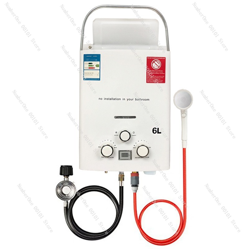 Outdoor Camping Water Heater - Propane LPG Gas Tankless Water Heater
