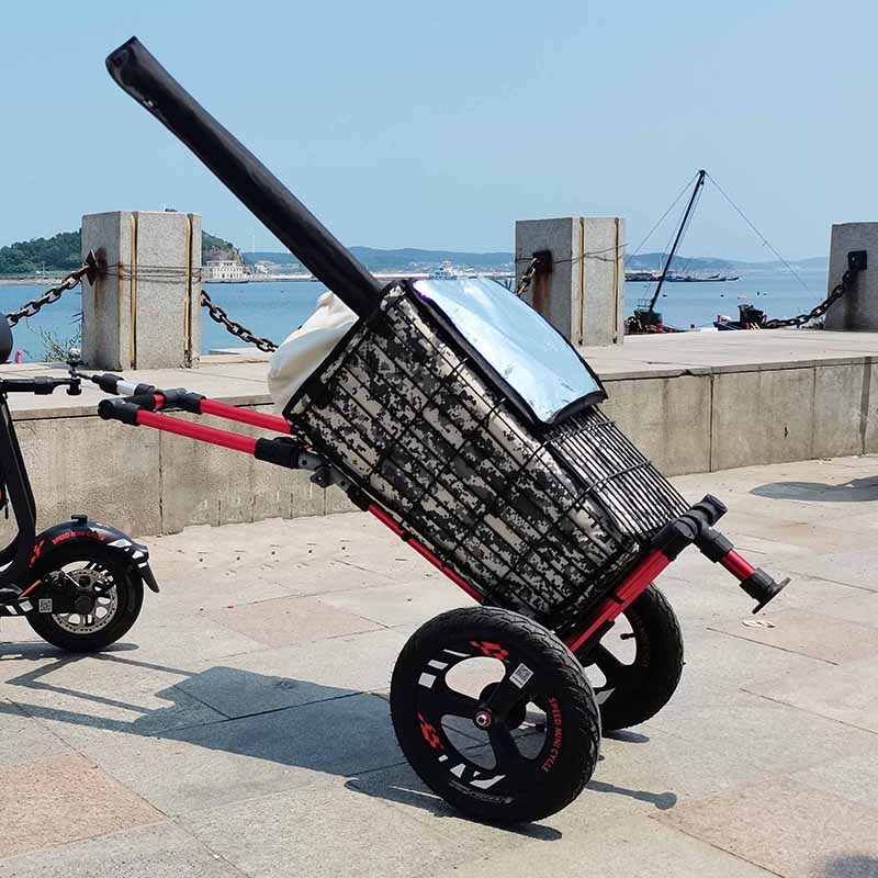 Outdoor Camping Shop - Portable Folding Camping Trolley Aluminum Alloy