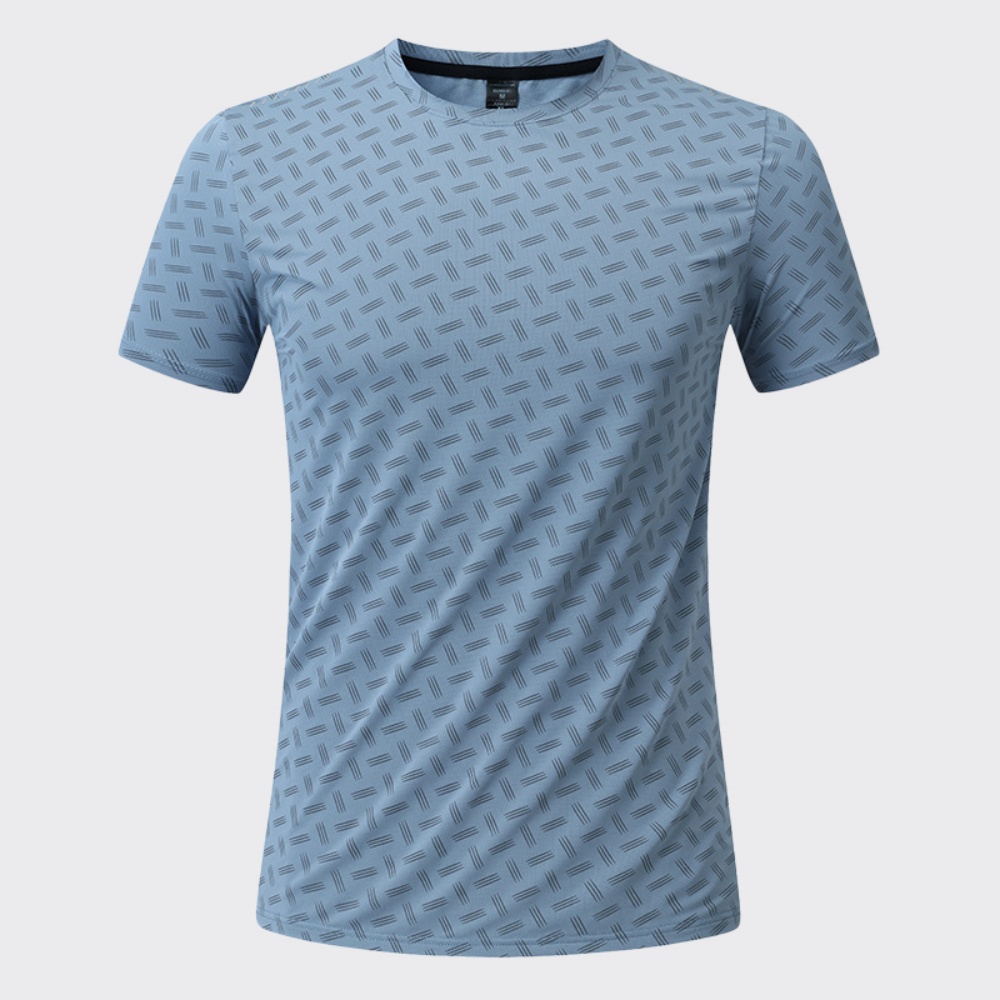 Outdoor Camping Winter - Summer Men's Print Compression T-shirt Short