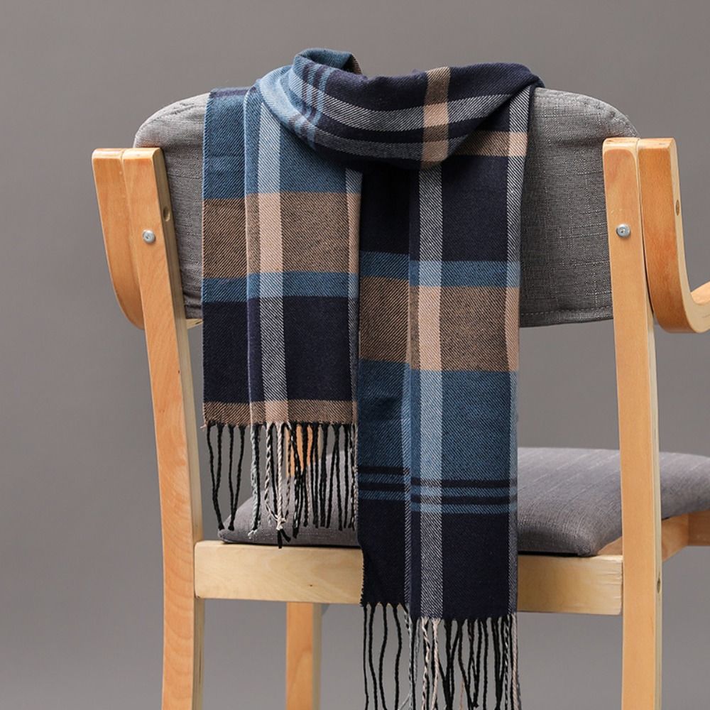 Outdoor Camping Winter - Classic Men's Scarf Winter Thick Warm