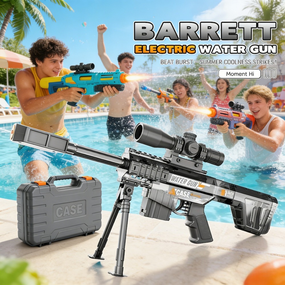 Outdoor Camping Games For Kids - Electric Automatic Sniper Water Gun Toy