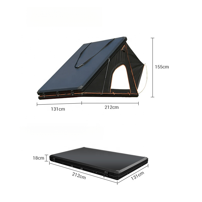 Hard Car Roof Top Tent 2 Peopl - Outdoor Camping Automatic Quick Opening Tent review and price