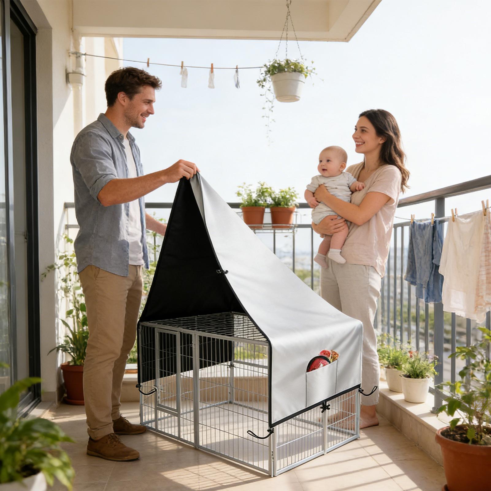 Crate Cover 210D Oxford Privac - Outdoor Camping Dog Kennel review and price