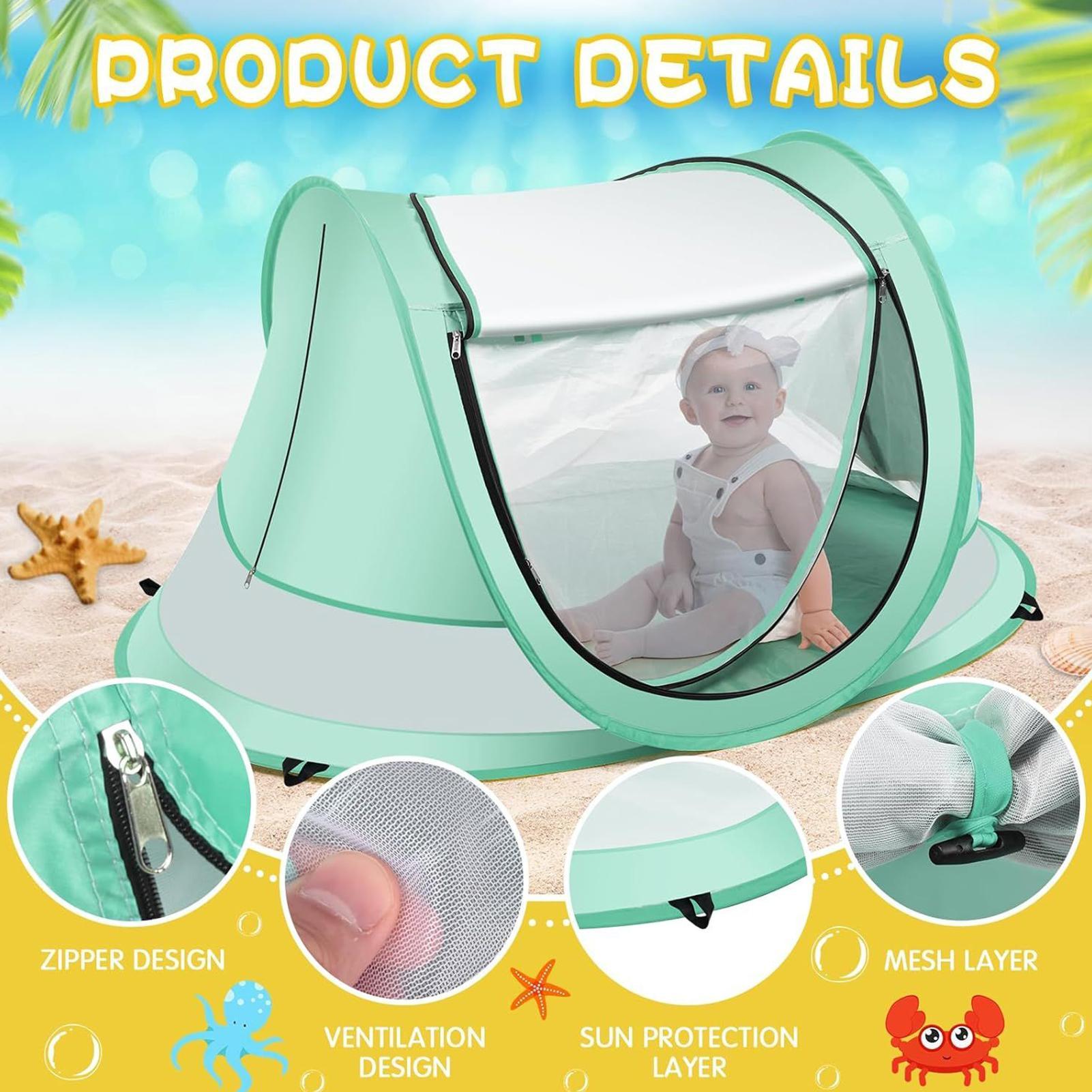 Toddler Beach Tent Outdoor Bab - Outdoor Camping Automatic Quick Opening Tent review and price
