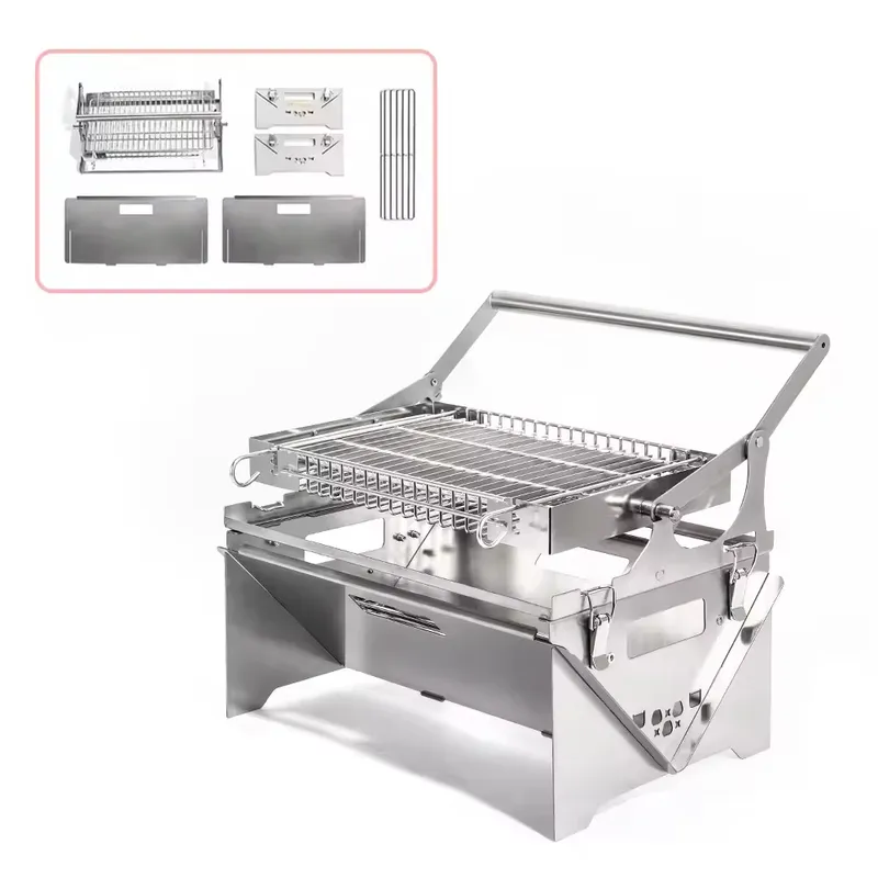 Custom Foldable Portable Campf - Outdoor Camping Fire Pit review and price