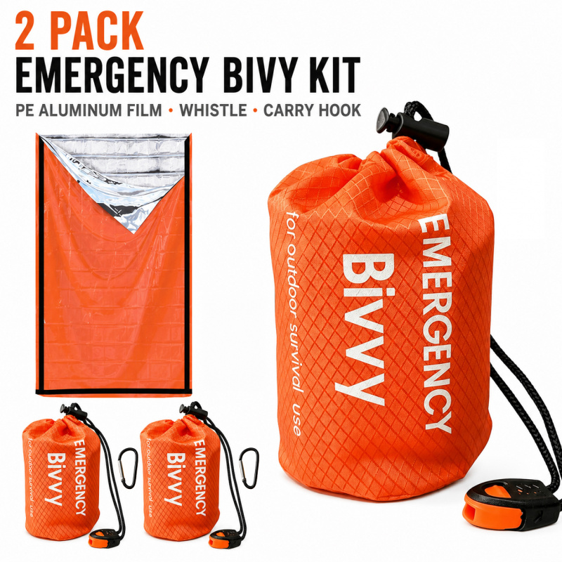 2 Pack Emergency Sleeping Bag, - Outdoor Camping Sleeping Bag review and price