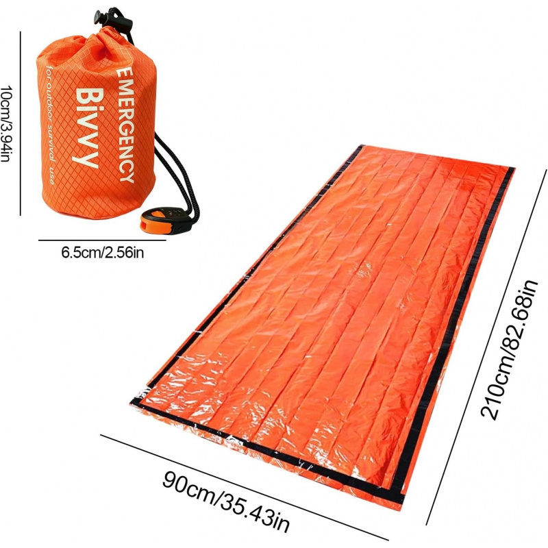 2 Pack Emergency Sleeping Bag, - Outdoor Camping Sleeping Bag review and price