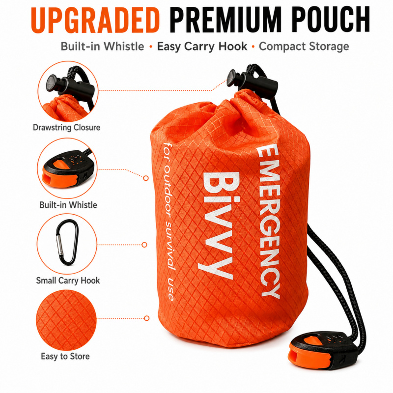 2 Pack Emergency Sleeping Bag, - Outdoor Camping Sleeping Bag review and price