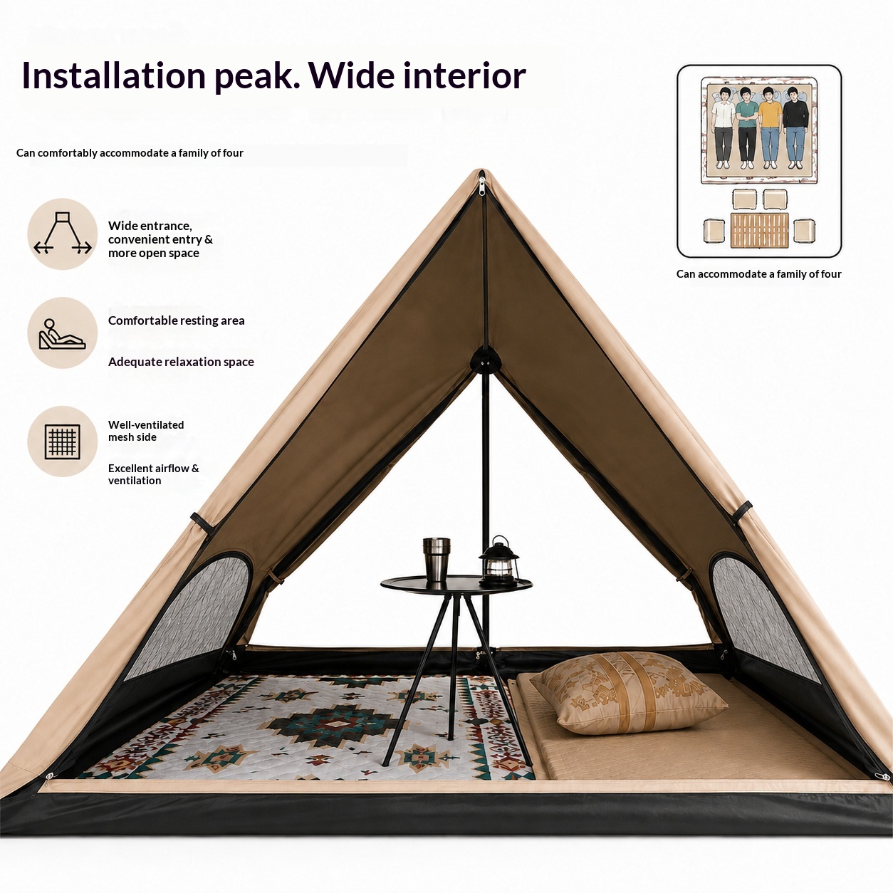 Automatic Triangular Tent, Out - Outdoor Camping Automatic Quick Opening Tent review and price