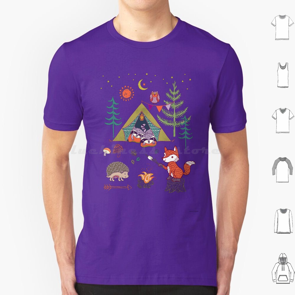 Woodland Animals Campout T Shi - Outdoor Camping For Kids review and price