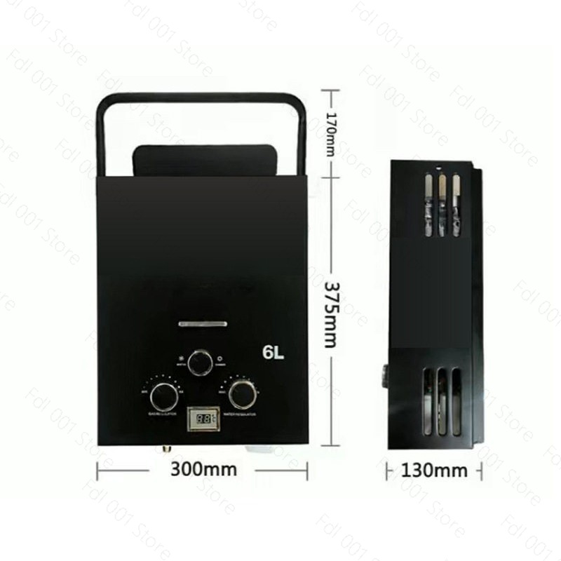 6L Portable Tankless Gas Water - Outdoor Camping Water Heater review and price