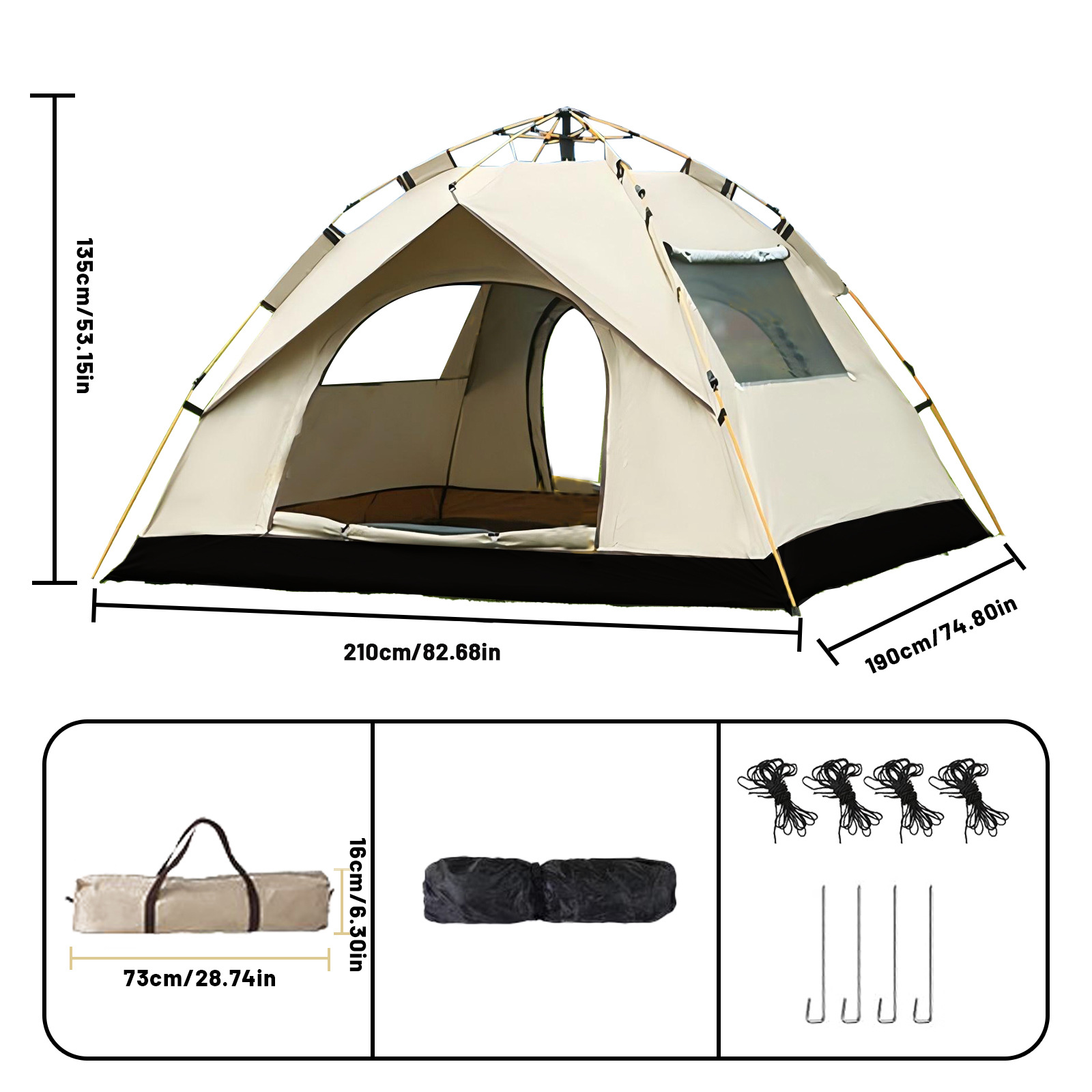 Outdoor automatic quick-openin - Outdoor Camping Automatic Quick Opening Tent review and price