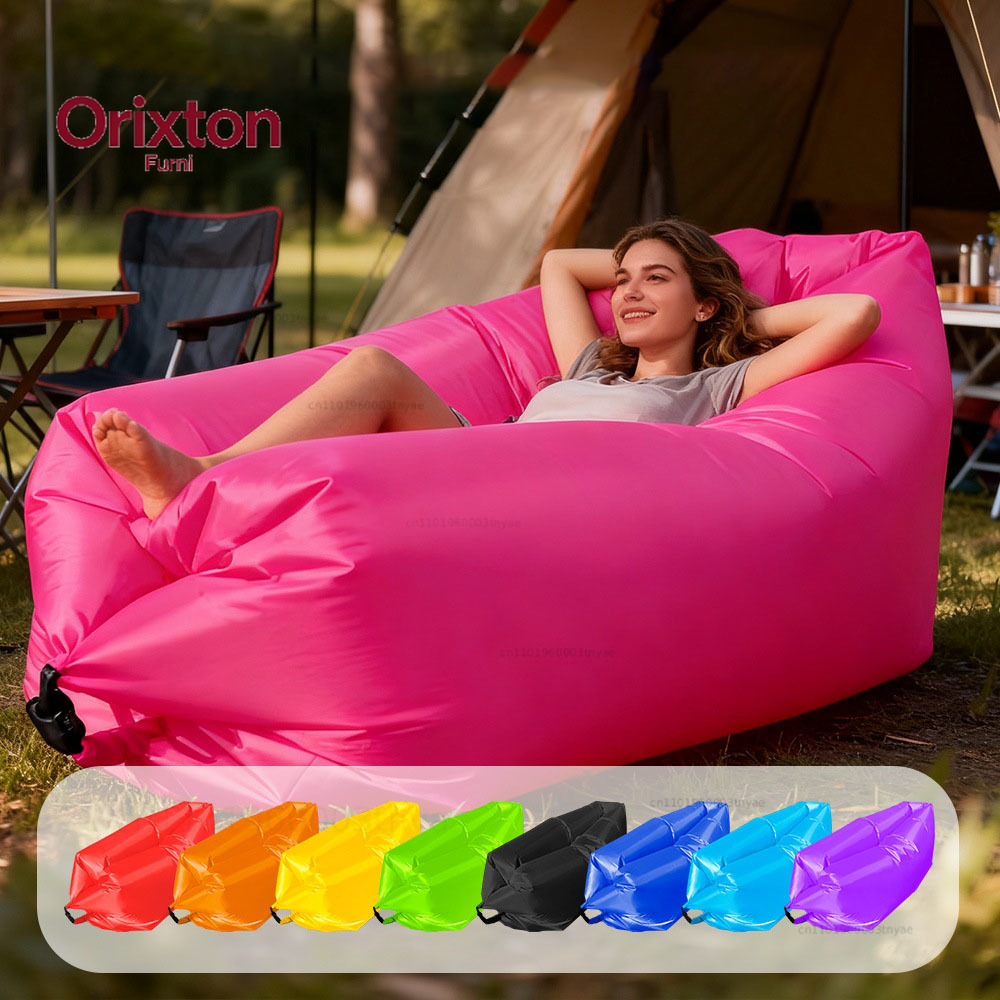 Multi Colored Single Lazy Infl - Outdoor Camping Sleeping Bag review and price