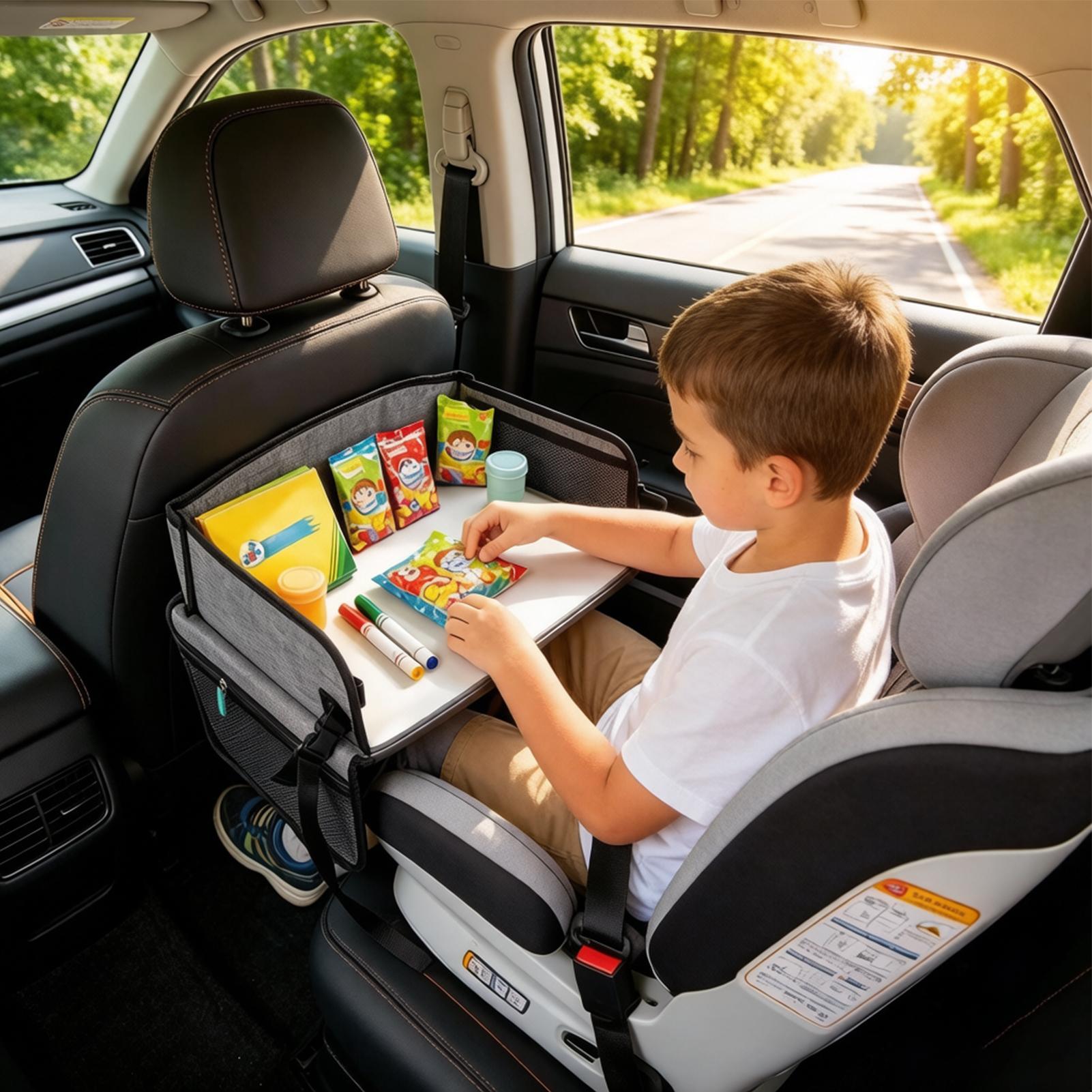 Kids Car Tray With Pocket Fold - Outdoor Camping For Kids review and price