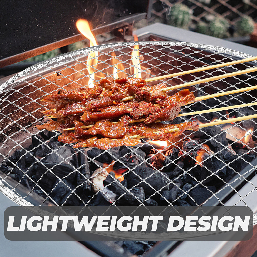 10Pcs Bbq Grill Mesh Fire Pit  - Outdoor Camping Fire Pit review and price
