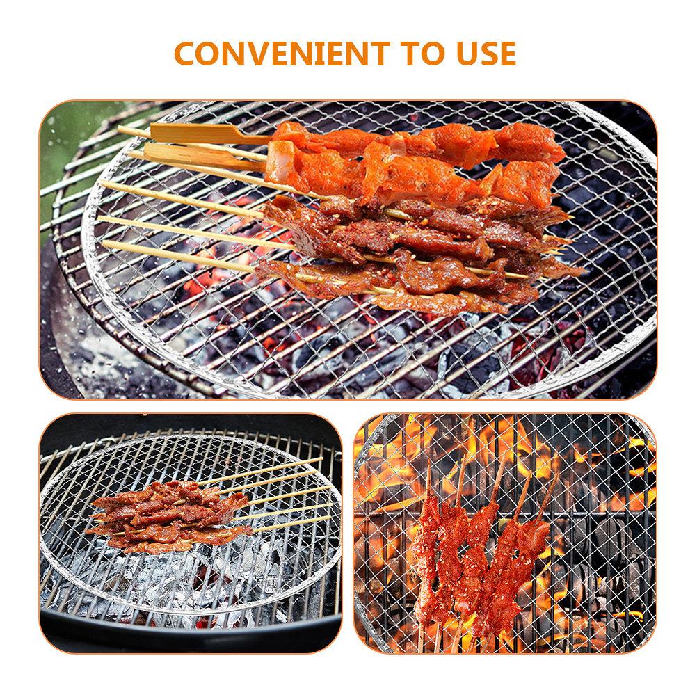10Pcs Bbq Grill Mesh Fire Pit  - Outdoor Camping Fire Pit review and price