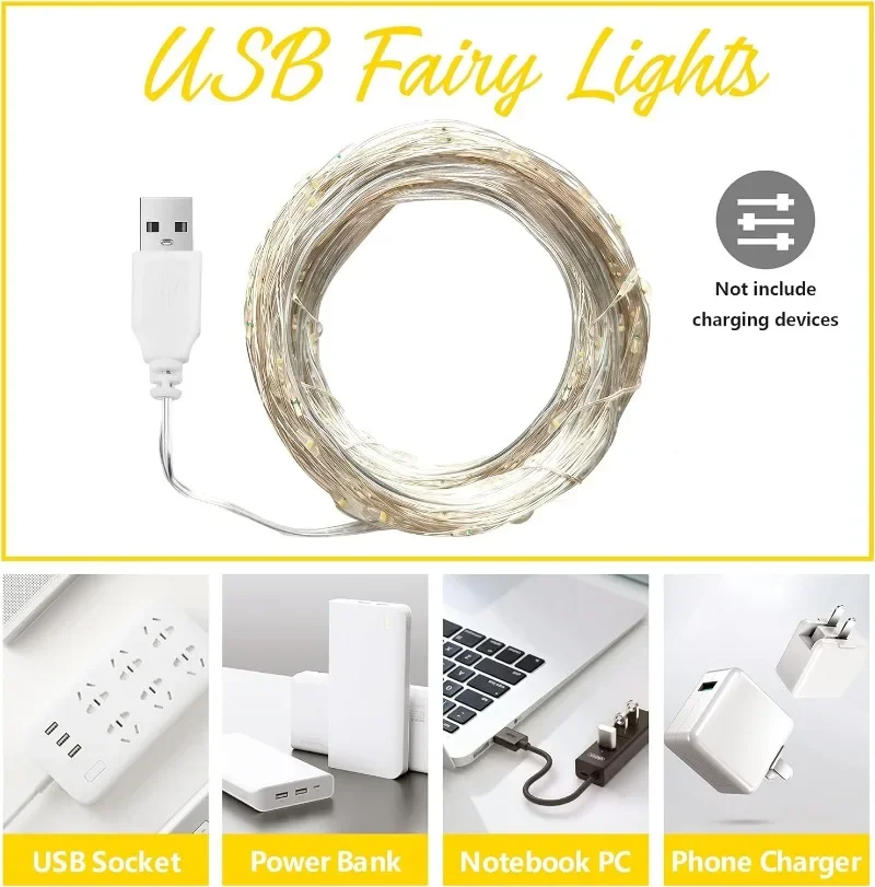 Copper Wire USB LED String Lig - Outdoor Camping Lights String review and price