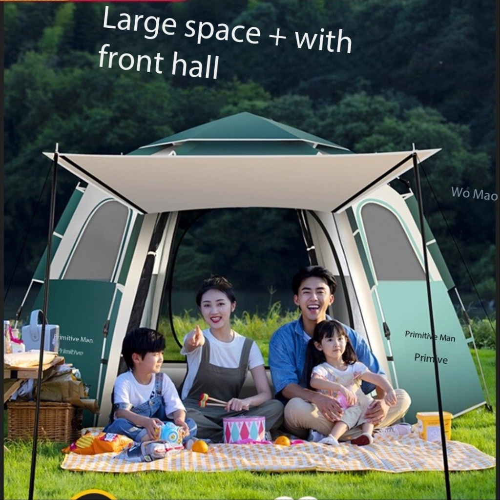 캠핑용품 땡처리 6-8 Person Camping Eq - Outdoor Camping Automatic Quick Opening Tent review and price