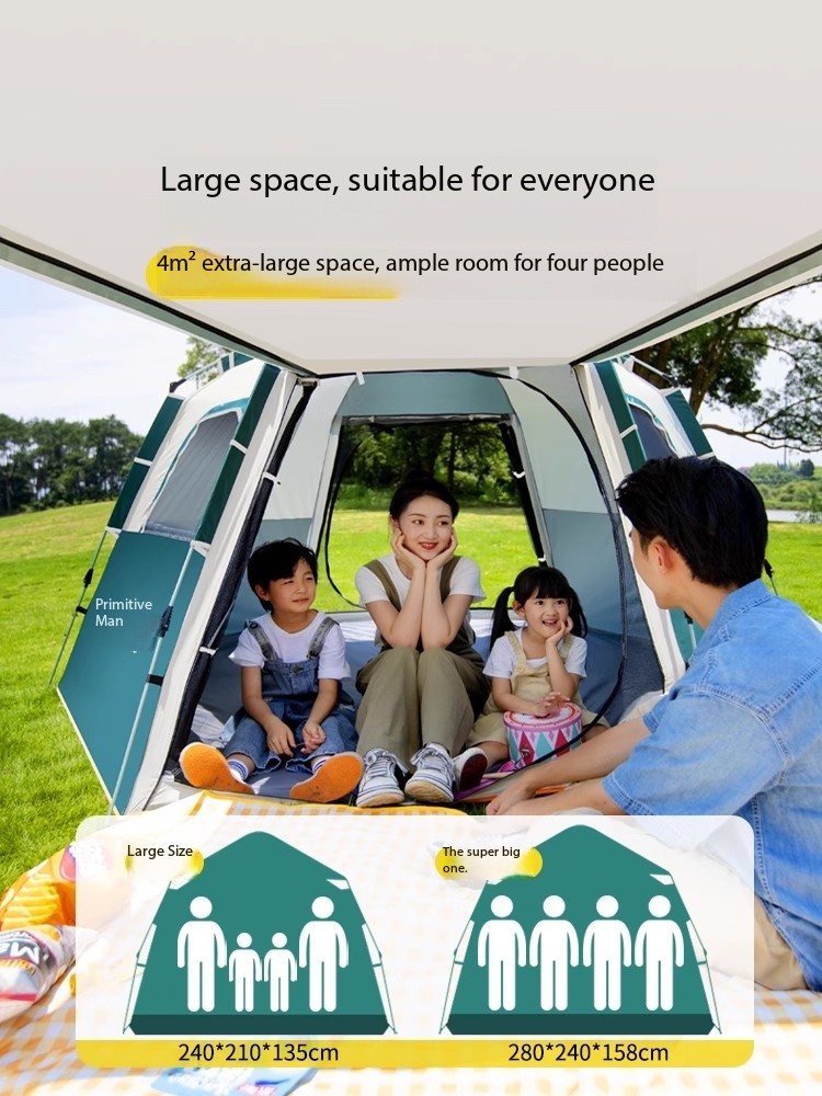 캠핑용품 땡처리 6-8 Person Camping Eq - Outdoor Camping Automatic Quick Opening Tent review and price