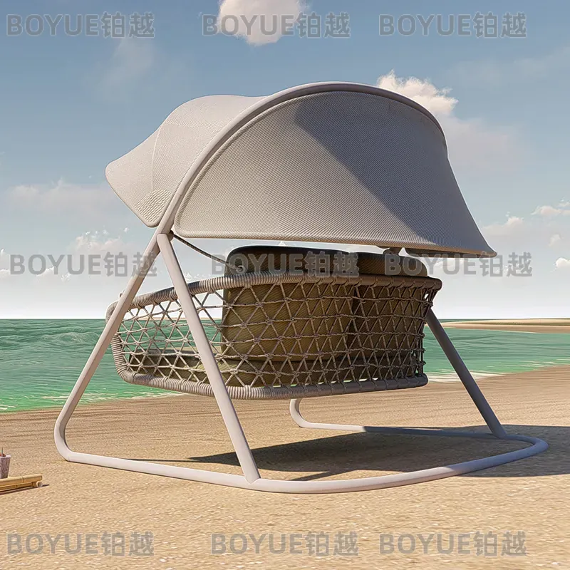 Blue Waterproof Outdoor Swing  - Outdoor Camping Rocking Chair review and price
