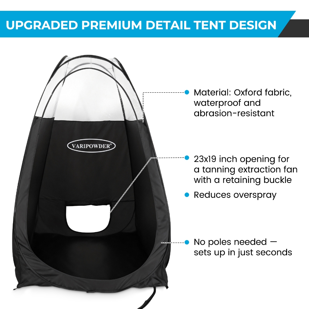 Black Spray Tanning Tent Porta - Outdoor Camping Automatic Quick Opening Tent review and price