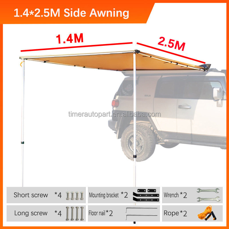 Custom Logo Sunscreen Car Awni - Outdoor Camping Van Tent review and price