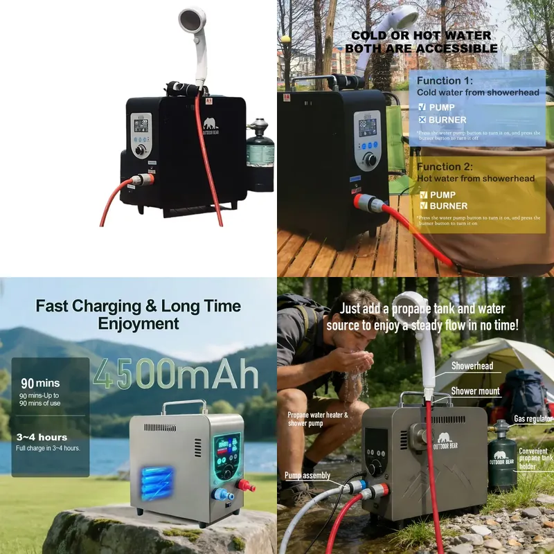 Outdoor Camping Heating Portab - Outdoor Camping Water Heater review and price