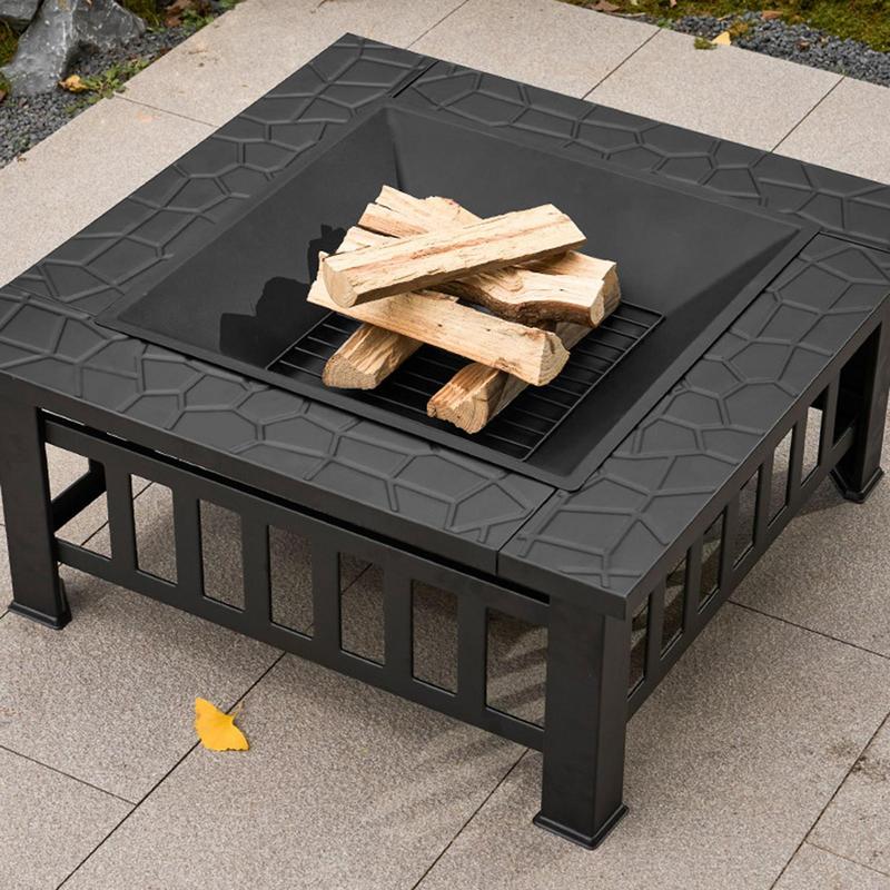 Camping Firewood Stove Square  - Outdoor Camping Fire Pit review and price