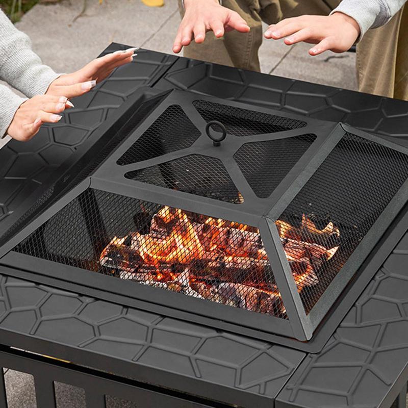 Camping Firewood Stove Square  - Outdoor Camping Fire Pit review and price