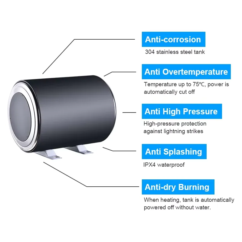 304 Stainless Steel Electric W - Outdoor Camping Water Heater review and price