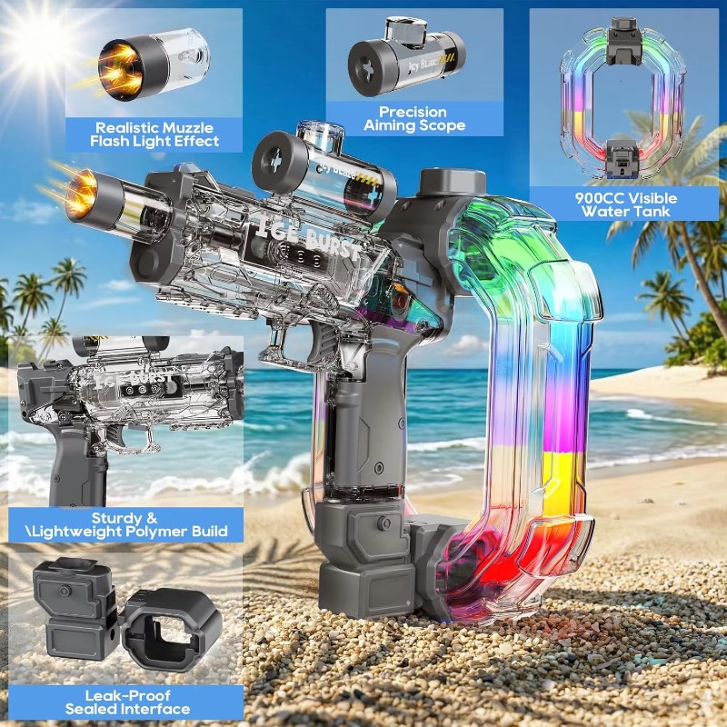 LED Ring-shaped Electric Water - Outdoor Camping Games For Kids review and price