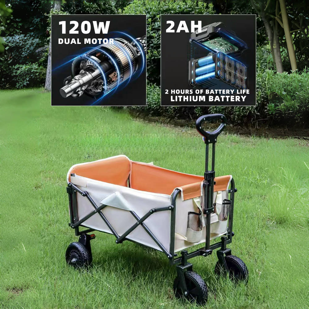 Electric Camping Wagon Cart Fo - Outdoor Camping Shop review and price