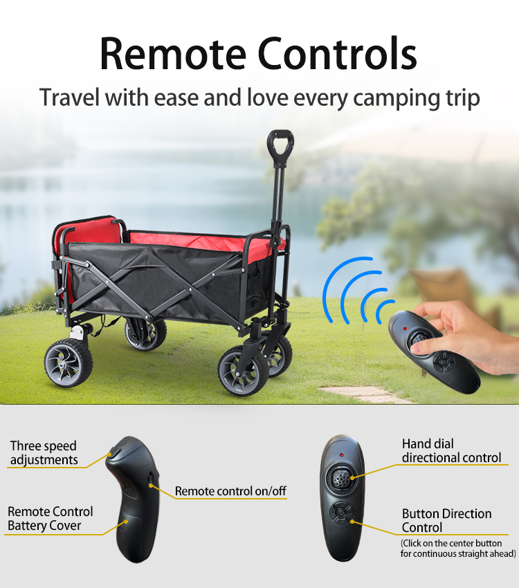 Electric Camping Wagon Cart Fo - Outdoor Camping Shop review and price