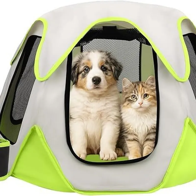 Portable Foldable Pet Carrier  - Outdoor Camping Dog Kennel review and price