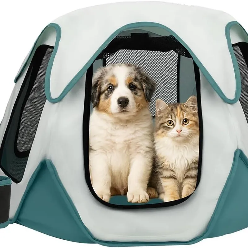 Portable Foldable Pet Carrier  - Outdoor Camping Dog Kennel review and price
