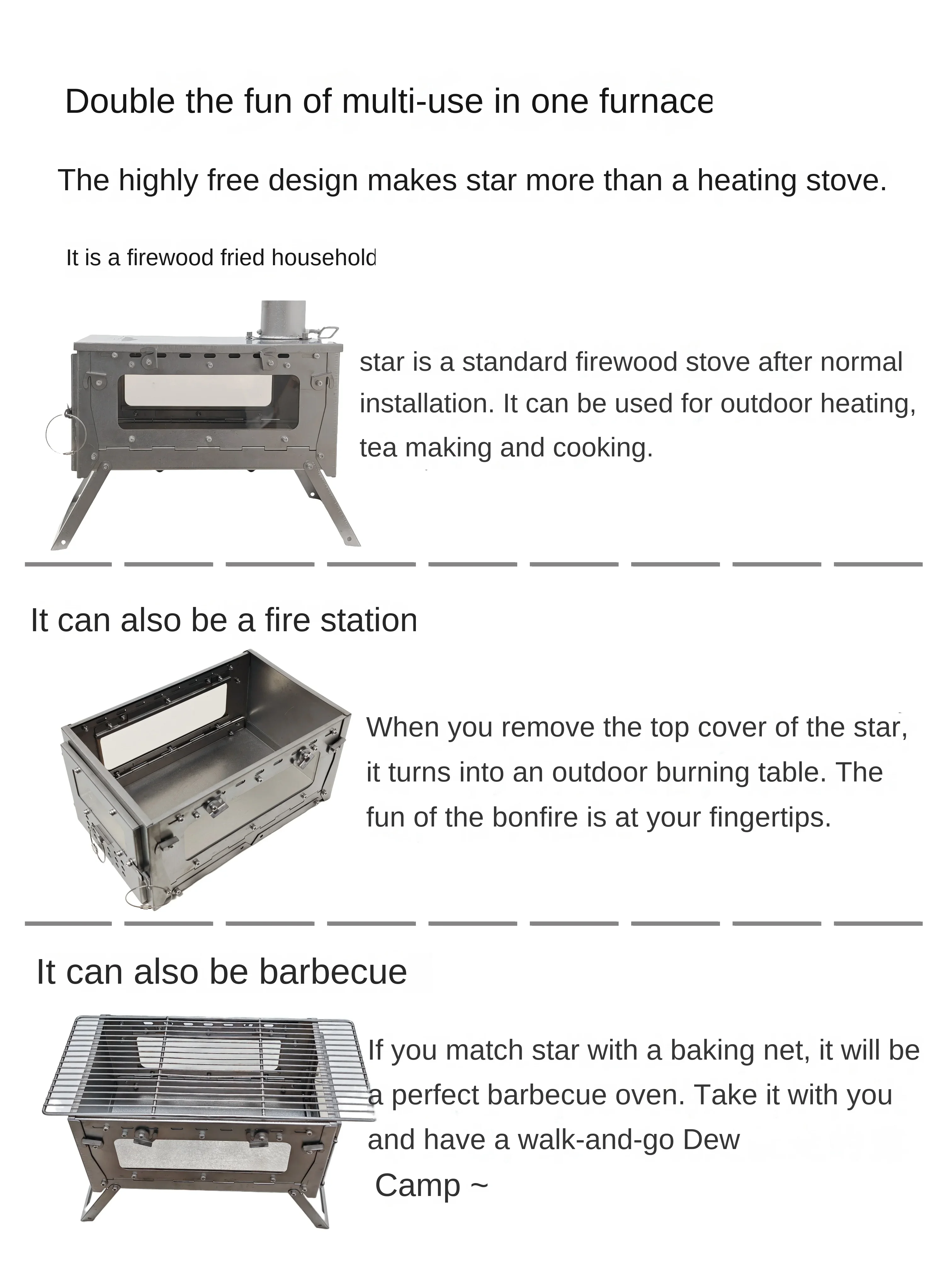 WT Star Ti Titanium Alloy Fold - Outdoor Camping Outlet review and price