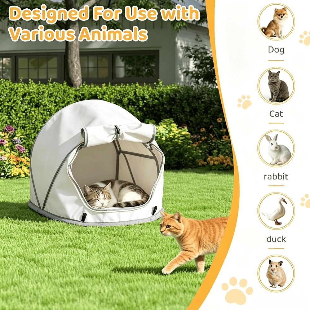 1PC Portable Foldable Pet Tent - Outdoor Camping Dog Kennel review and price