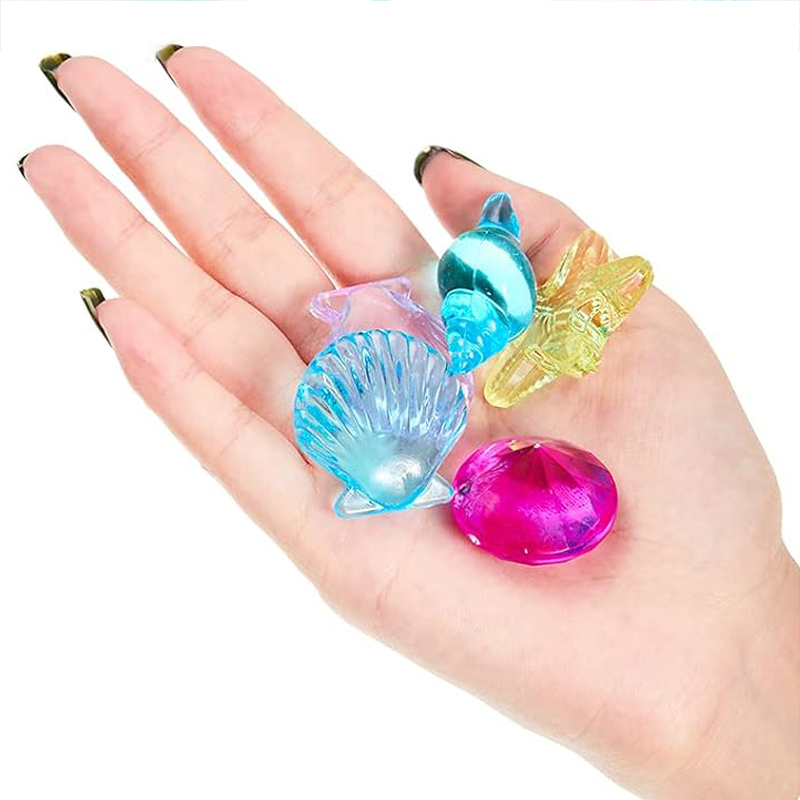 Children Colored Plastic Gem T - Outdoor Camping Games For Kids review and price