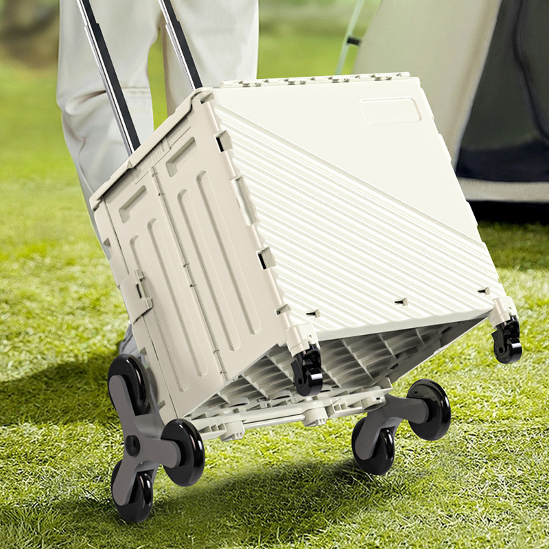 Folding Shopping Cart Portable - Outdoor Camping Shop review and price