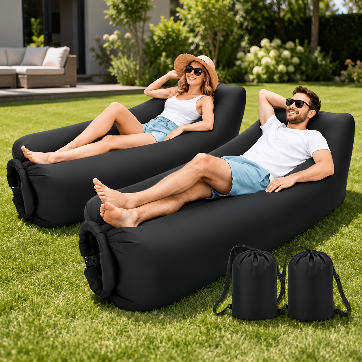 Inflatable 4-in-1 Sofa Set – P - Outdoor Camping Sleeping Bag review and price